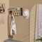 Sorbus Floating Wall Shelf with Hooks for Entryway, Bathroom, Bedroom, Kitchen, or Mudroom